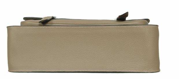 Hermes Steve ere Togo Leather Messenger Bag Grey 92111 On Sale - Click Image to Close